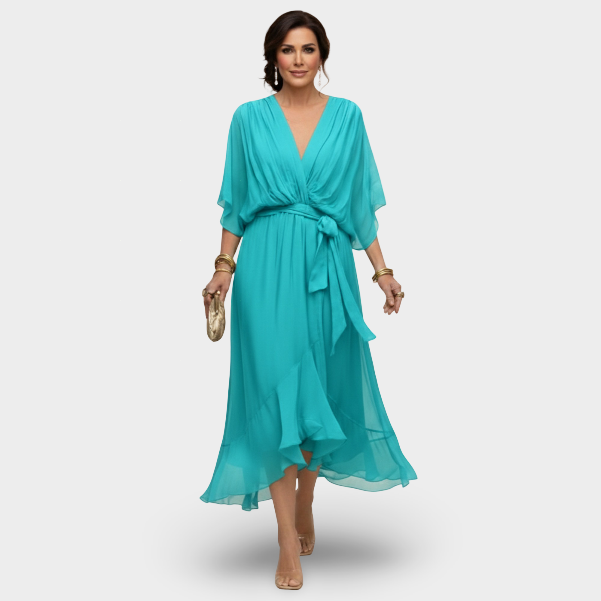 Seraphine | V-neck haljina bezvremenske elegancije