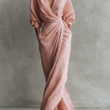 Elora | Lanena maxi haljina prirodne elegancije