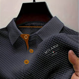 Lorenzo | Elegantna polo majica s teksturom