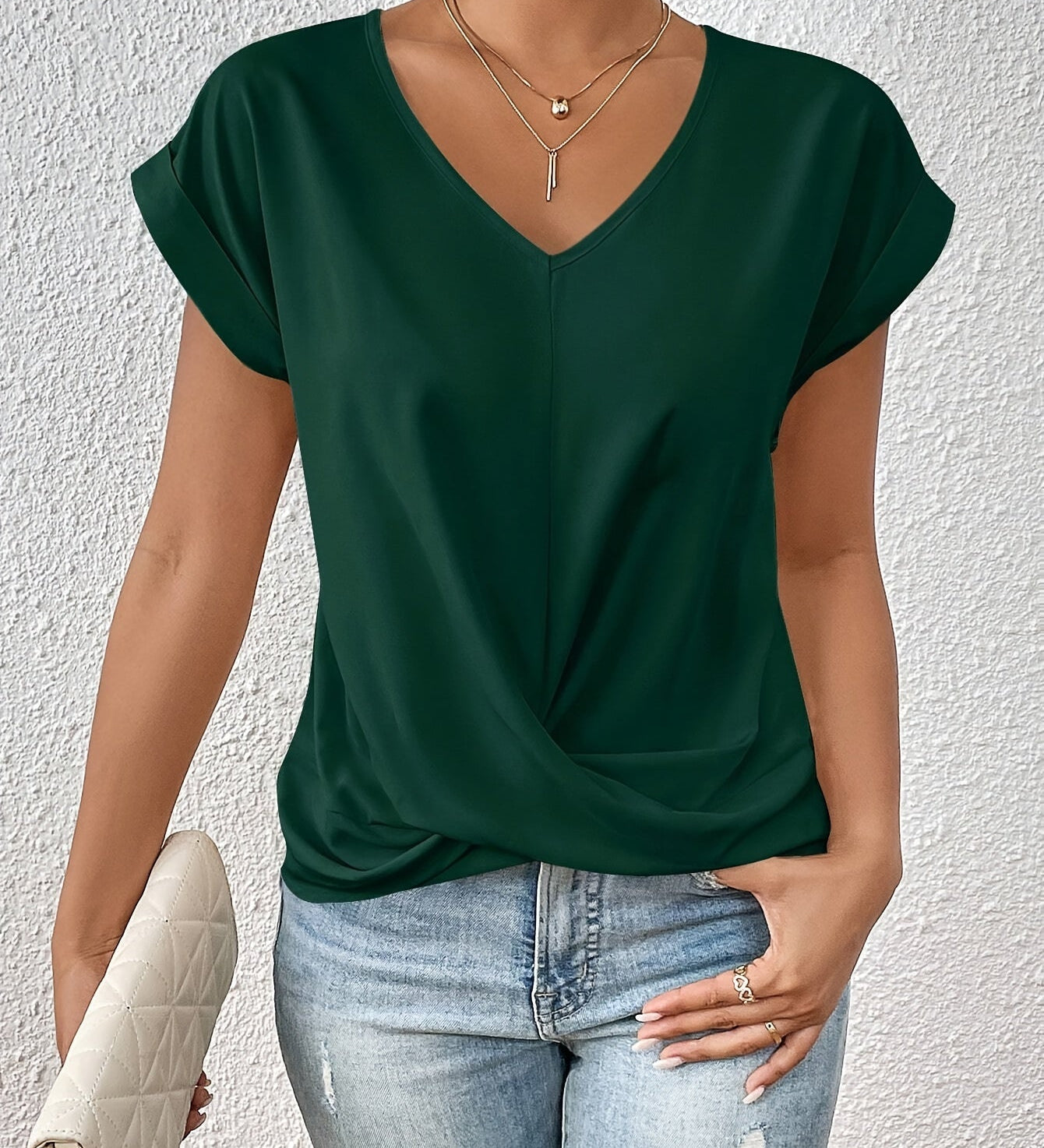 Seréa | Elegantna majica s sweetheart izrezom