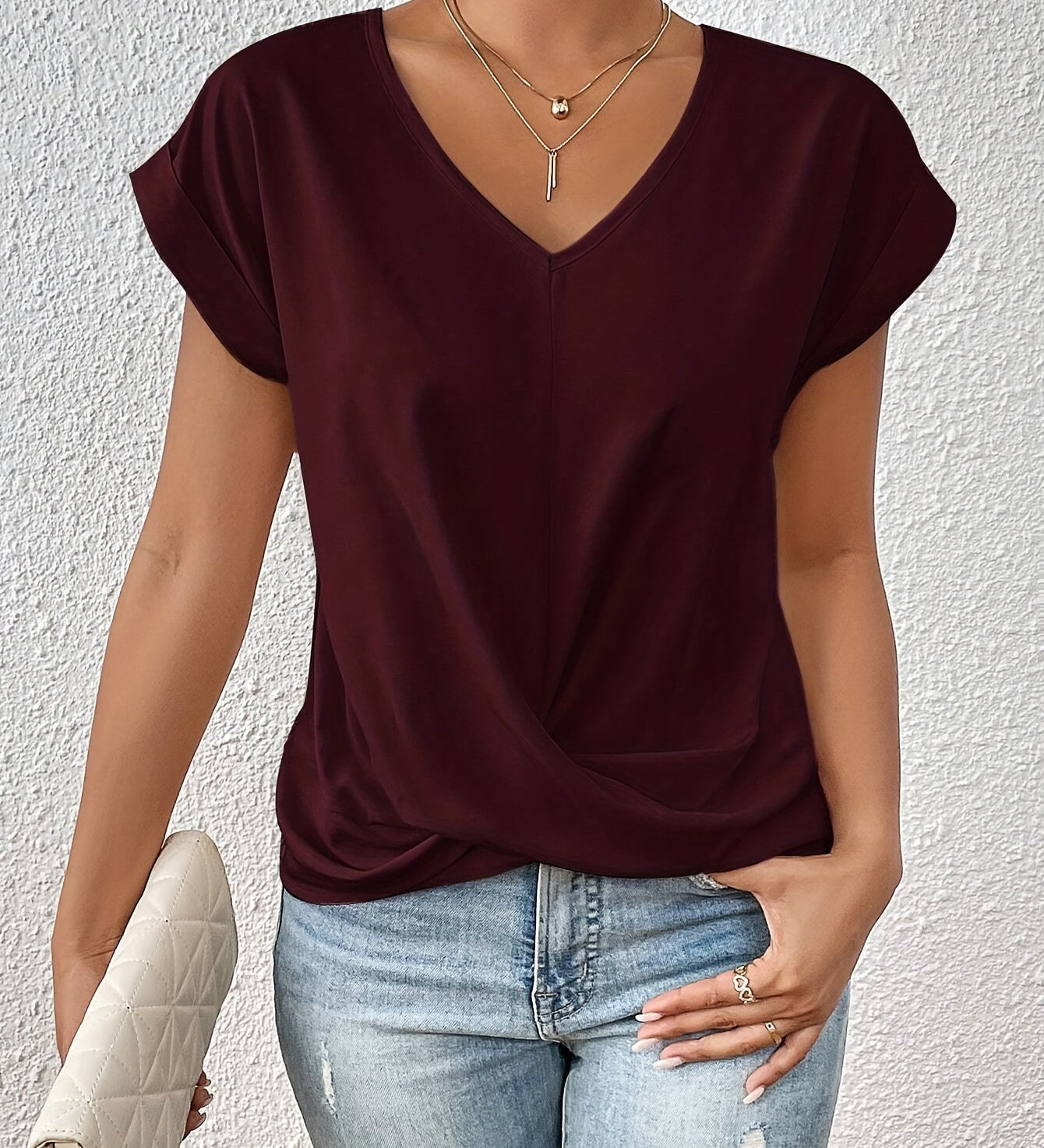 Seréa | Elegantna majica s sweetheart izrezom