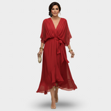 Seraphine | V-neck haljina bezvremenske elegancije