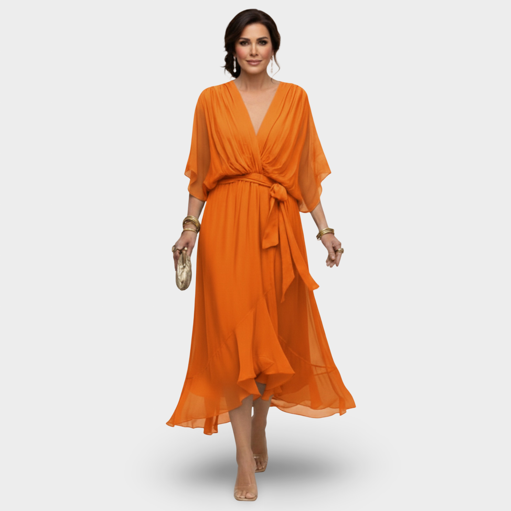 Seraphine | V-neck haljina bezvremenske elegancije
