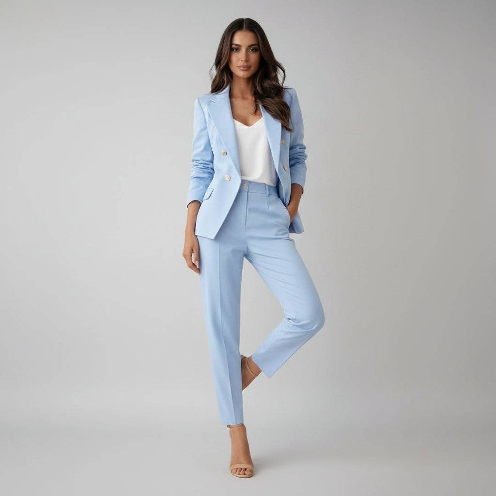 Aveline | Elegantni laneni komplet klasičnog kroja