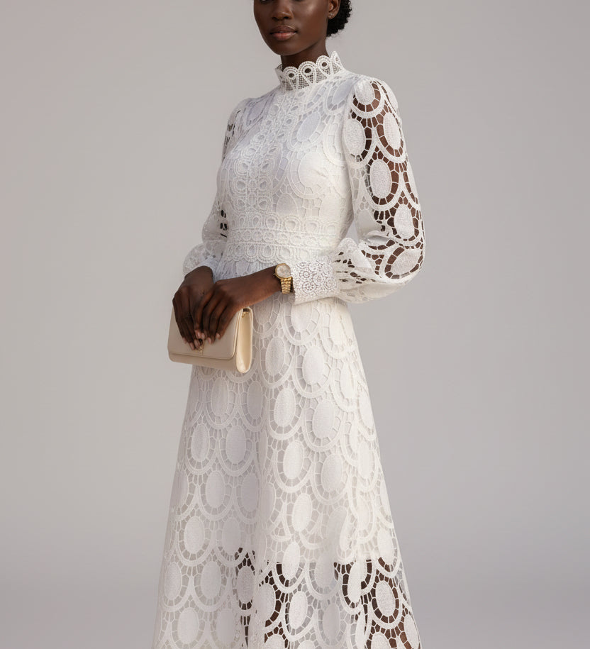 Lunara | Čipkasta haljina bezvremenske elegancije