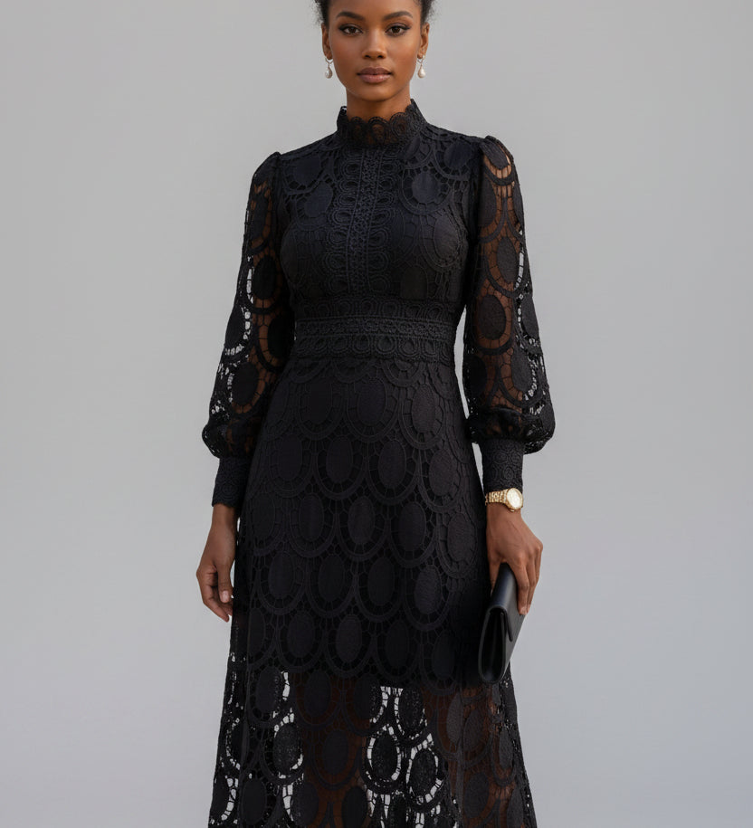 Lunara | Čipkasta haljina bezvremenske elegancije