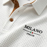 Lorenzo | Elegantna polo majica s teksturom